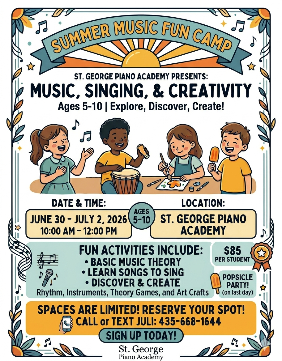 Summer Music Camp in St. George!