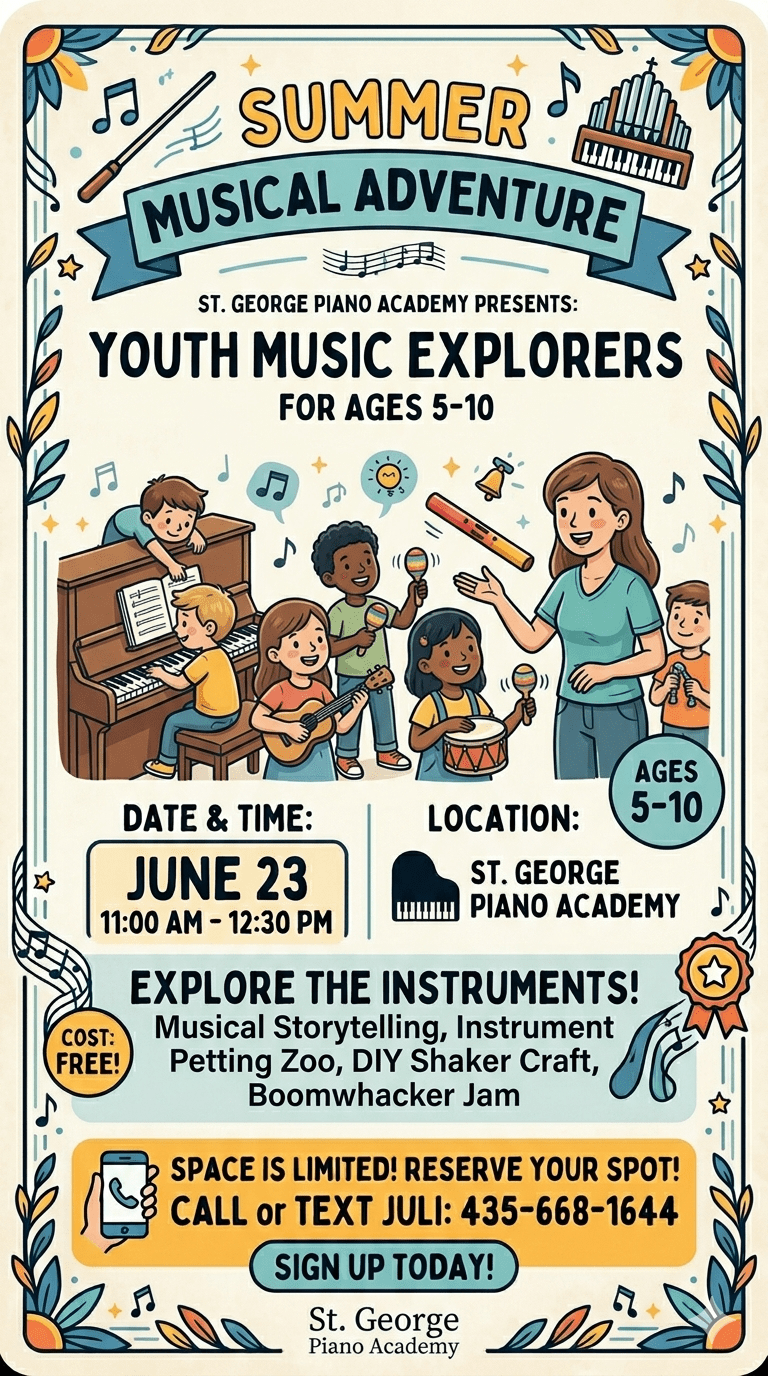Summer Musical Adventure Class